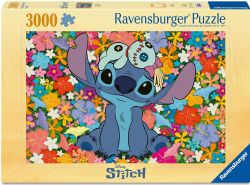 RAVENSBURGER CASSE-TÊTE 3000 PIÈCES - STITCH EN FLEURS #12001921